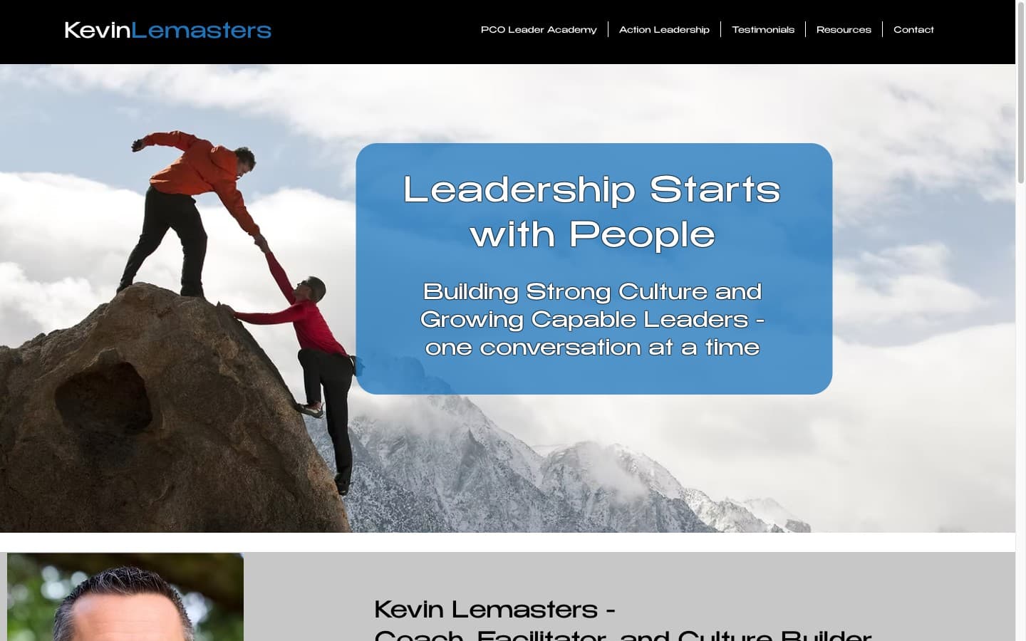 PCO Leader Academy — built by KMaC labs